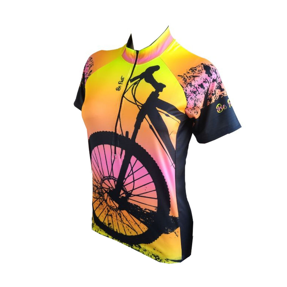 Miniatura: Camisa Ciclismo Feminina Be Fast Roda Bike Mtb