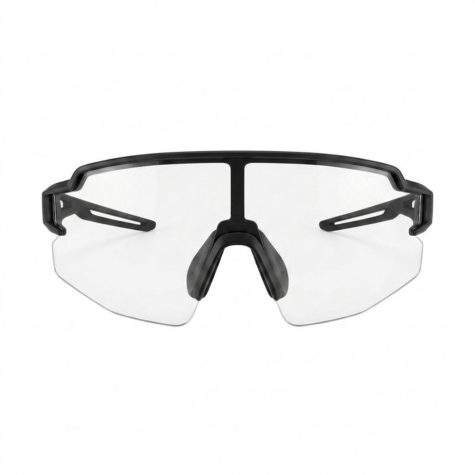 Miniatura: Óculos Ciclismo RockBros Aero Carbon Fotocromático + Clip Grau