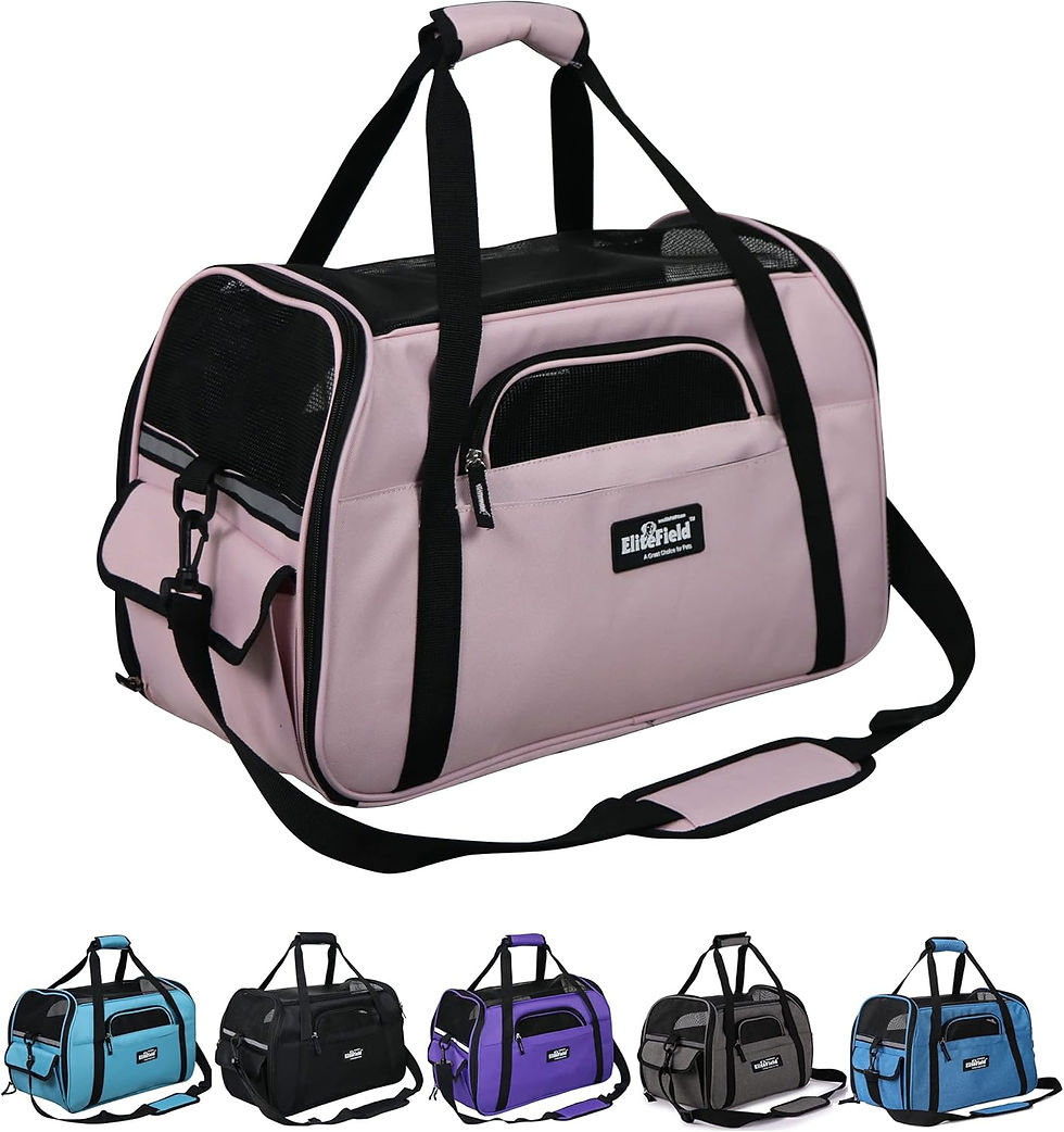 Thumbnail: EliteField Soft Sided Pet Carrier (3 Year Warranty, Airline Approved), Multiple