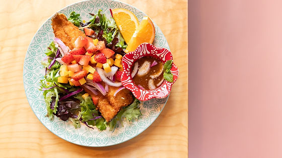 Crispy Barramundi Salad