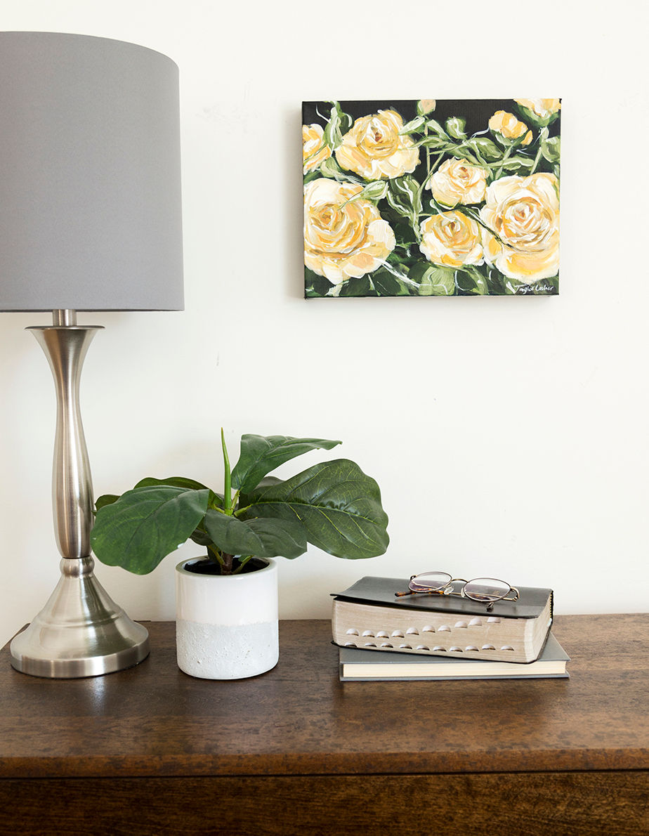Thumbnail: "Oma's Garden" 9x12 Acrylic on Canvas