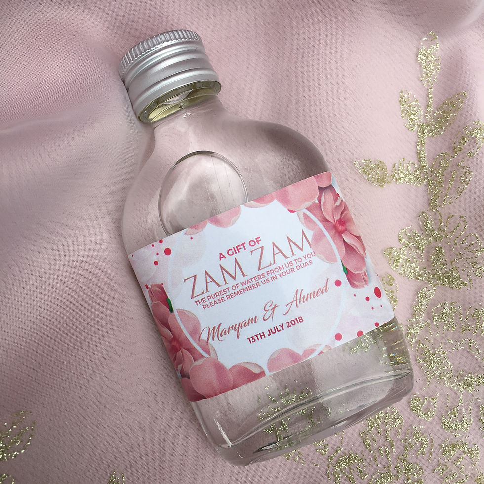 Thumbnail: Personalised Zam Zam Favours