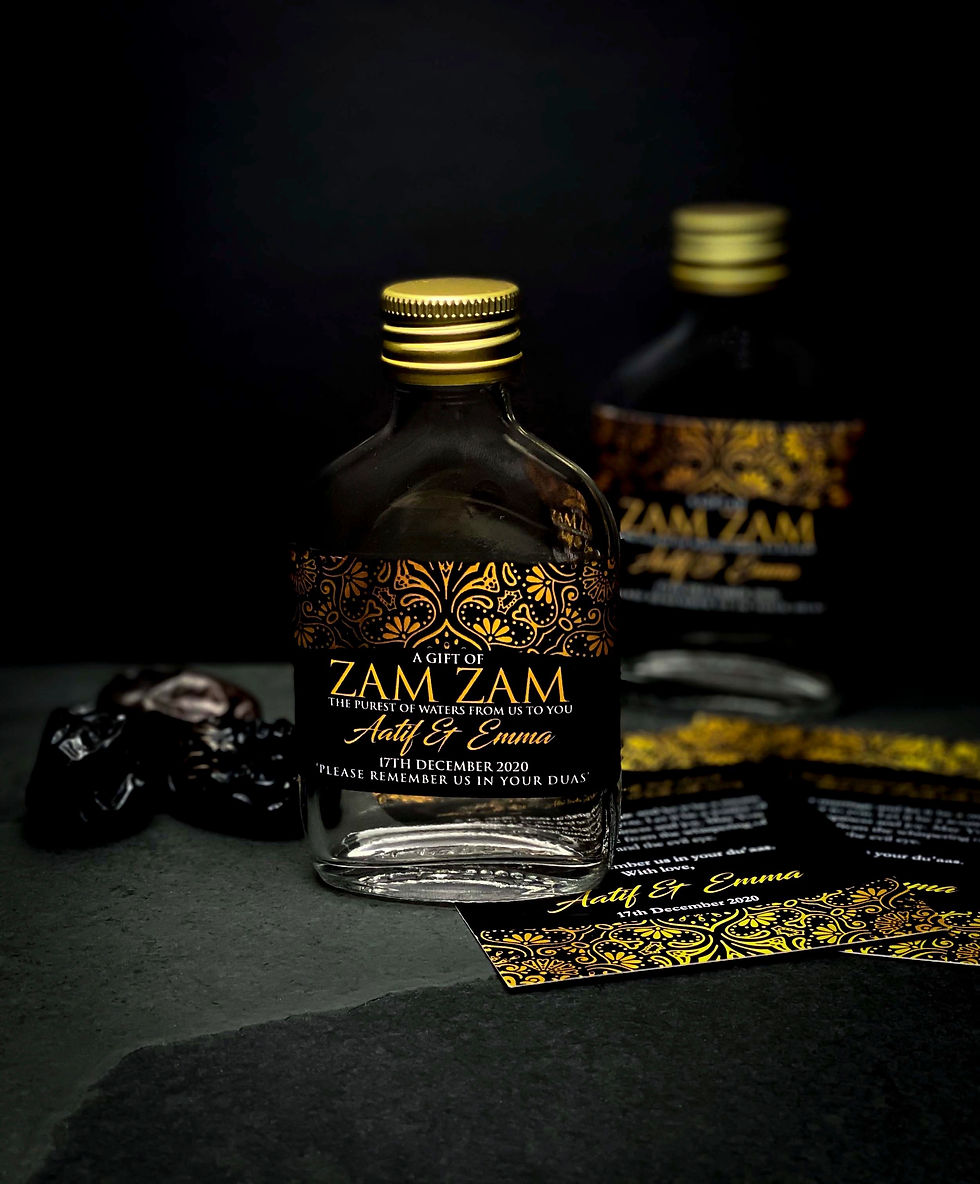 Thumbnail: Personalised Zam Zam Favours