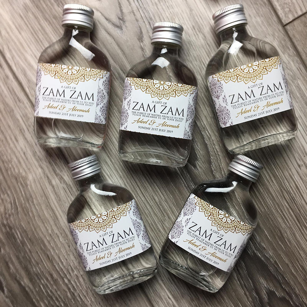 Thumbnail: Personalised Zam Zam Favours