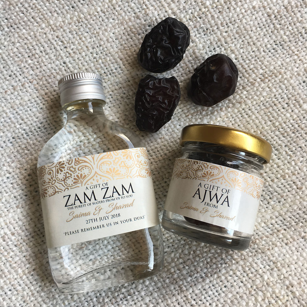 Thumbnail: Personalised Ajwa & Sweet Mini Jars