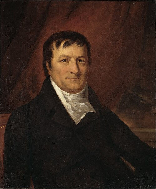 portrait of America's first multi millionaire, John Jacob Astor