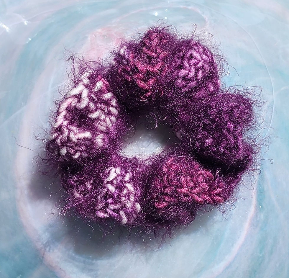 Thumbnail: Hair Scrunchies-Crochet