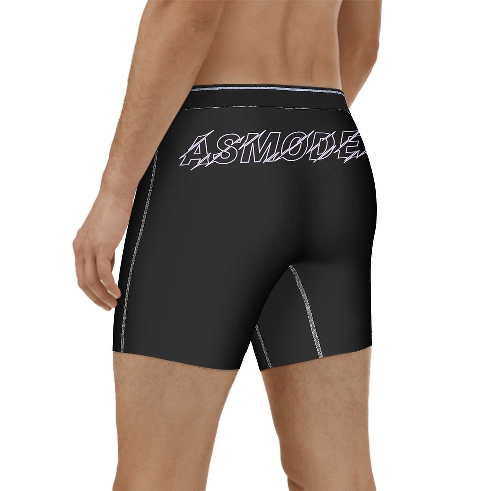 Asmodeus Sigil Boxer Briefs Black Side View