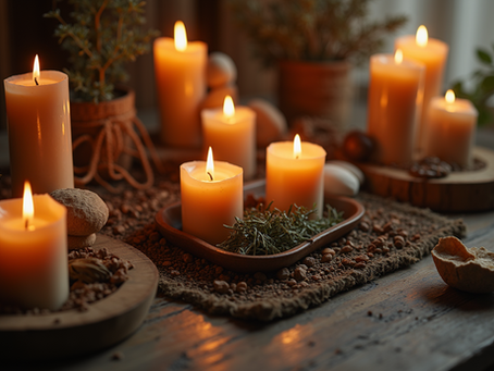Professional spellcasting services performed at a consecrated altar with candles, herbs, and ritual tools