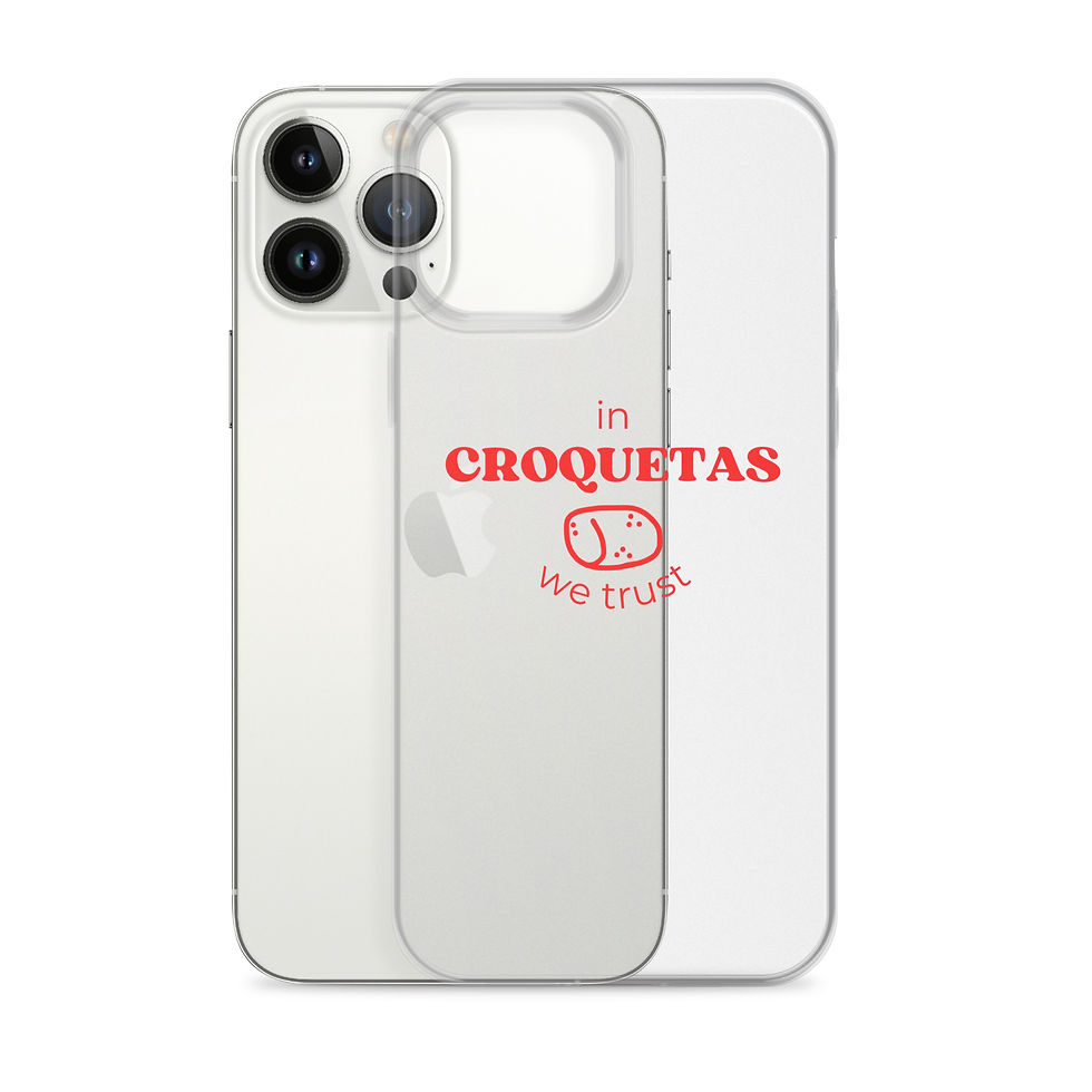 Miniatura: In croquetas we trust Funda transparente para iPhone®