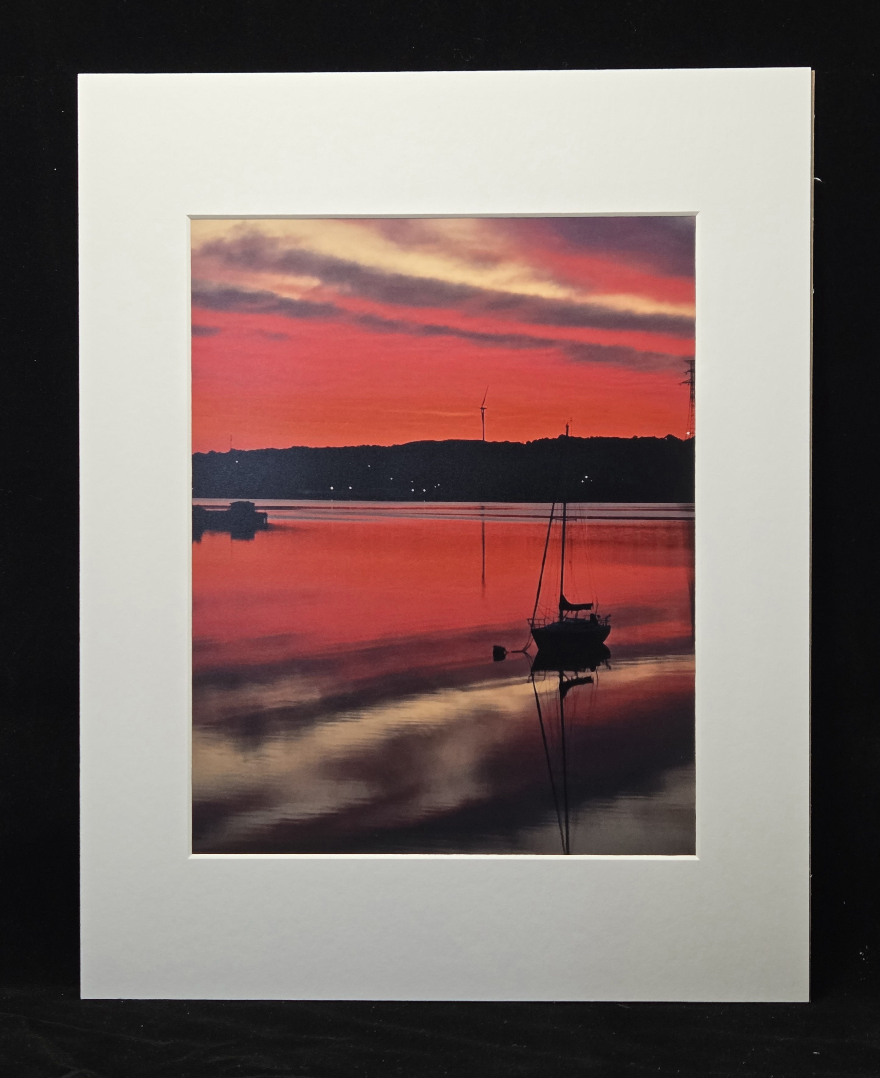 Matted Print - "Burnt Orange"