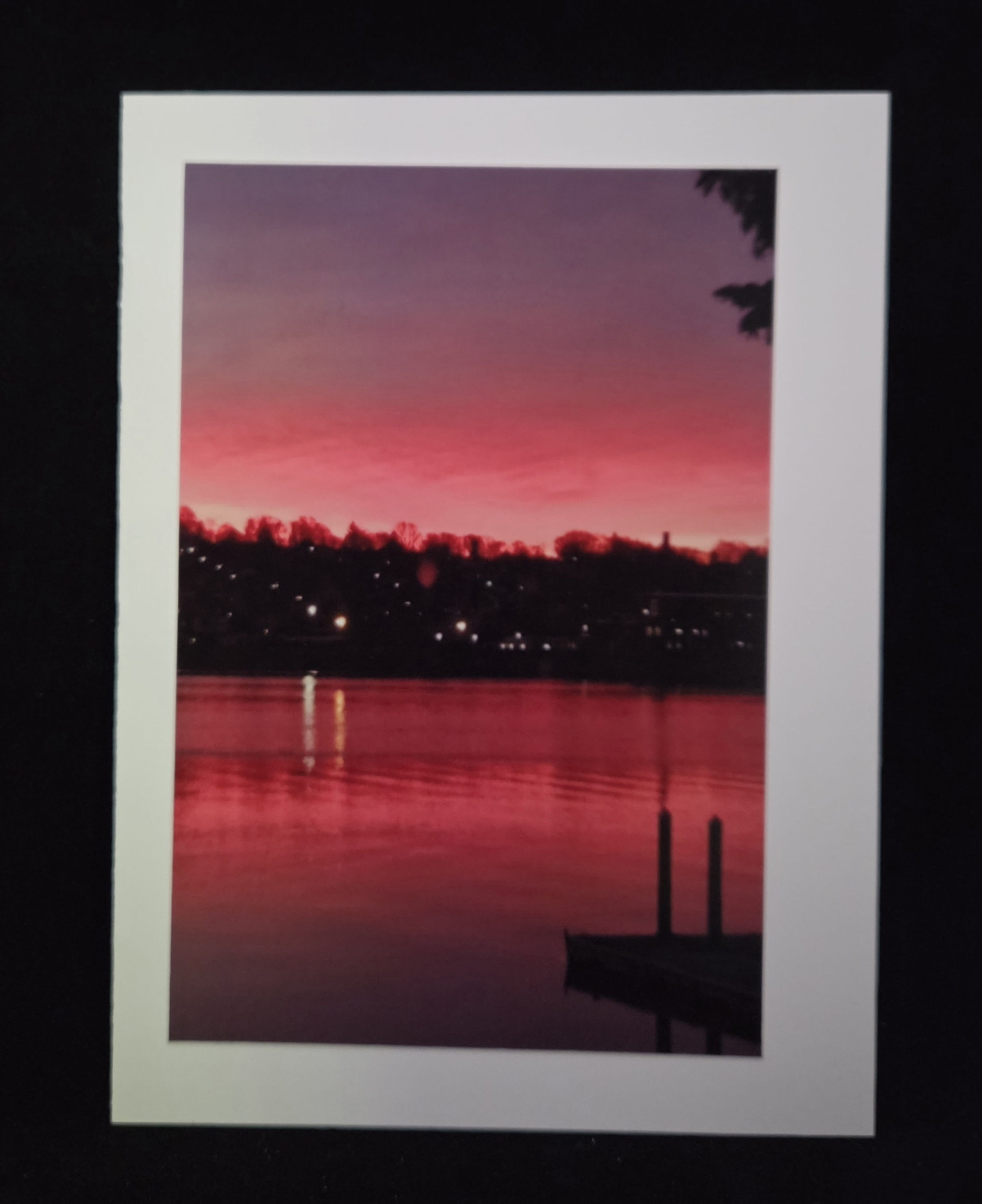 Notecards Photos - "Sunrise #1 Red"