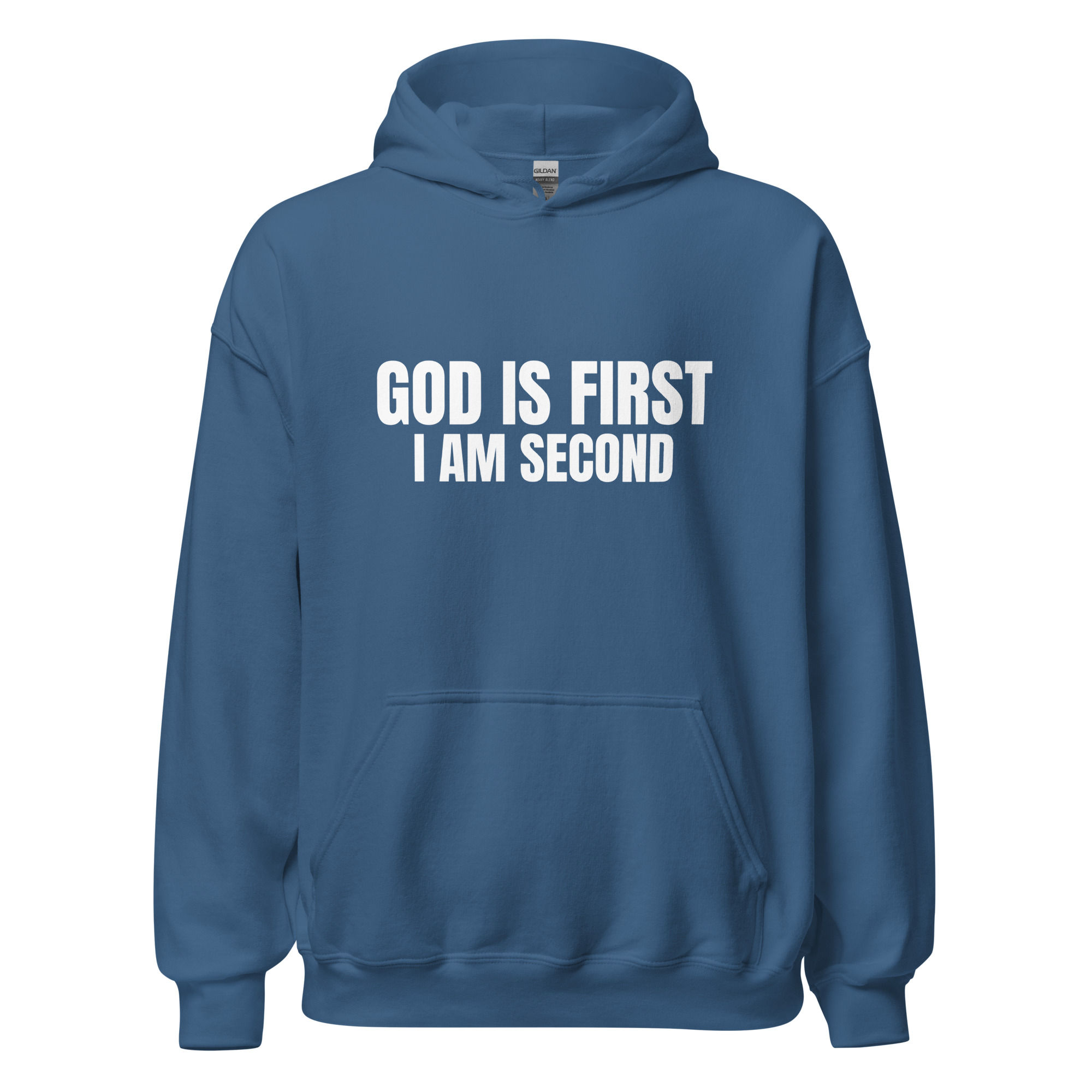 Grit4God "God Is First, I Am Second" Hoodie