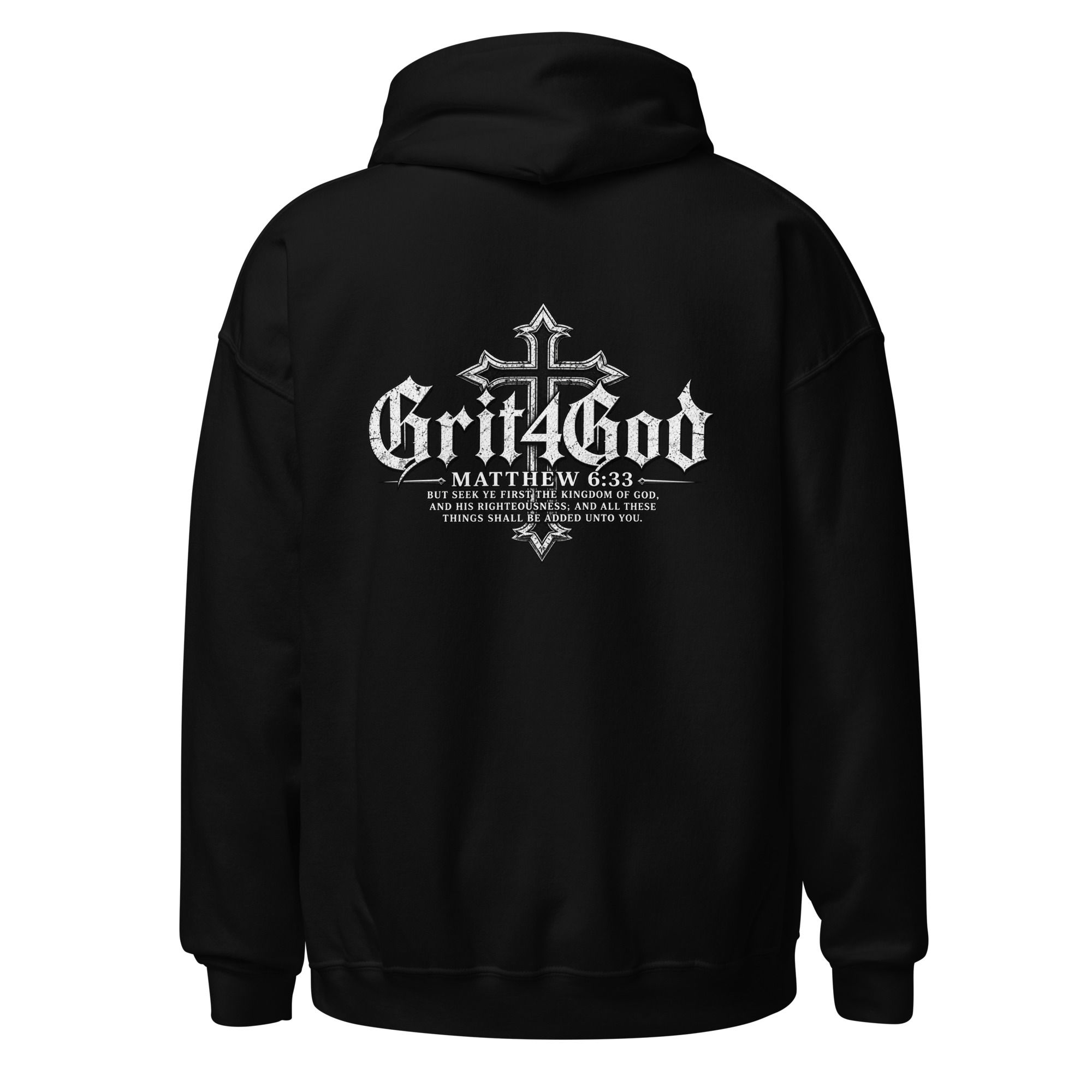 Grit4God "Seek First - Matthew 6:33" hoodie