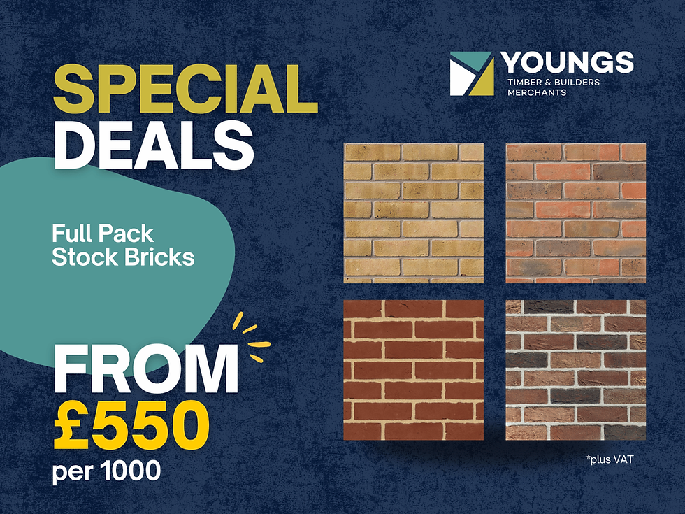 Brick Deals – Full Pack Stock Bricks Now Available from £550 per 1000