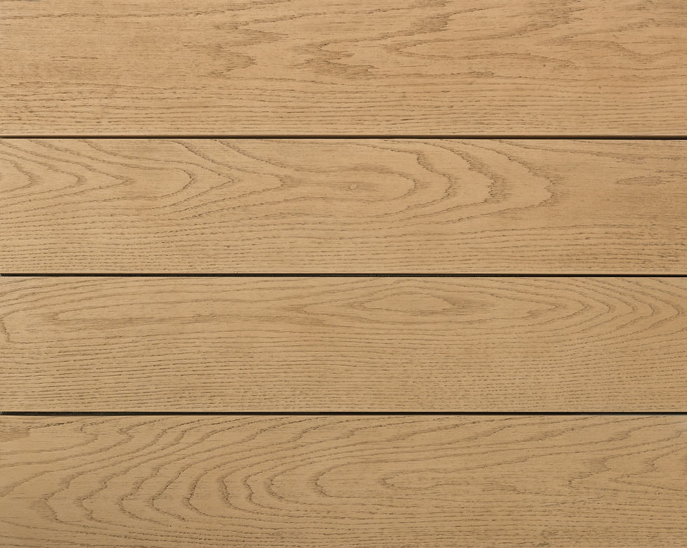 Golden Oak Millboard Enhanced Grain composite decking board, 32 x 176mm x 3.6m