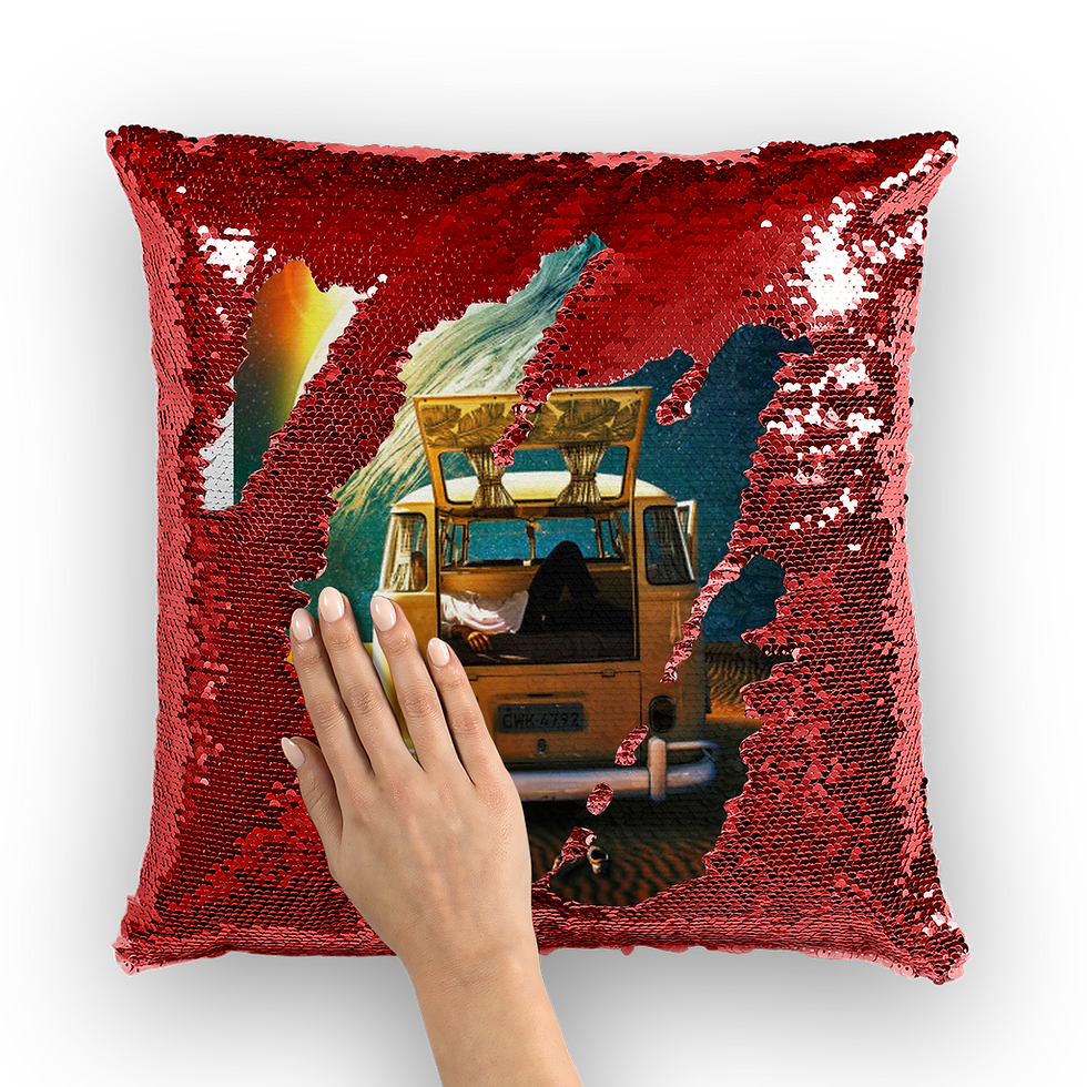 Thumbnail: Relax Sequin Cushion Cover
