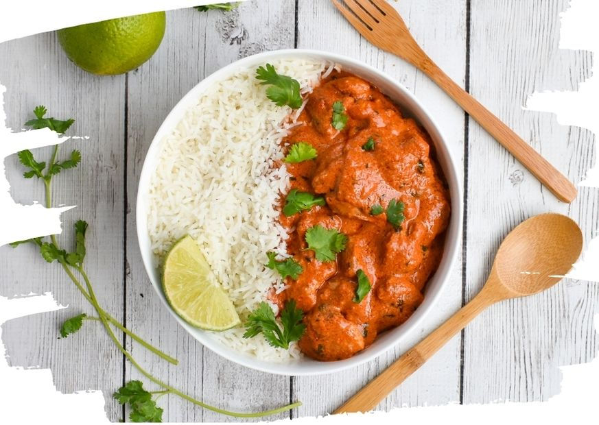 Prato indiano Tikka Masala