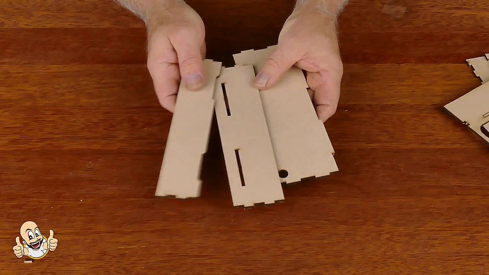 Thumbnail: Modular Storage System Paint Rack Suits DROPPER BOTTLES 3mm MDF PREMIUM RANGE
