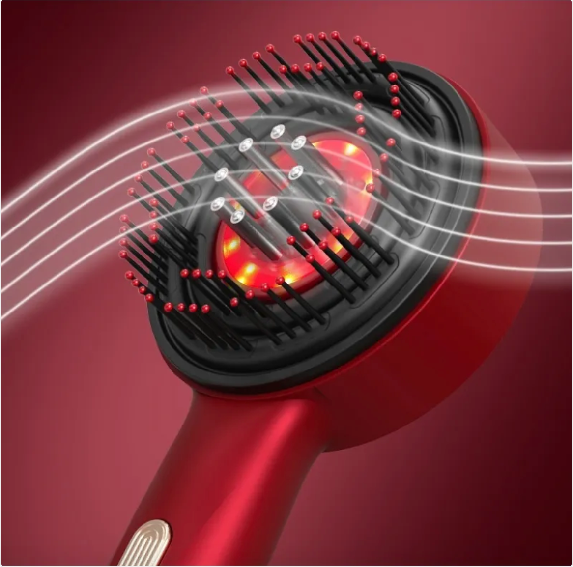 Electric Red Light Scalp Massage Comb