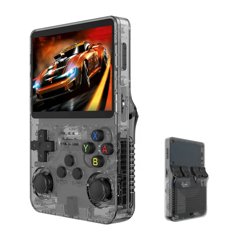 Thumbnail: R36S Handheld Game Console 3.5 Inch HD IPS Screen 20000 Classic Retro Games 64G