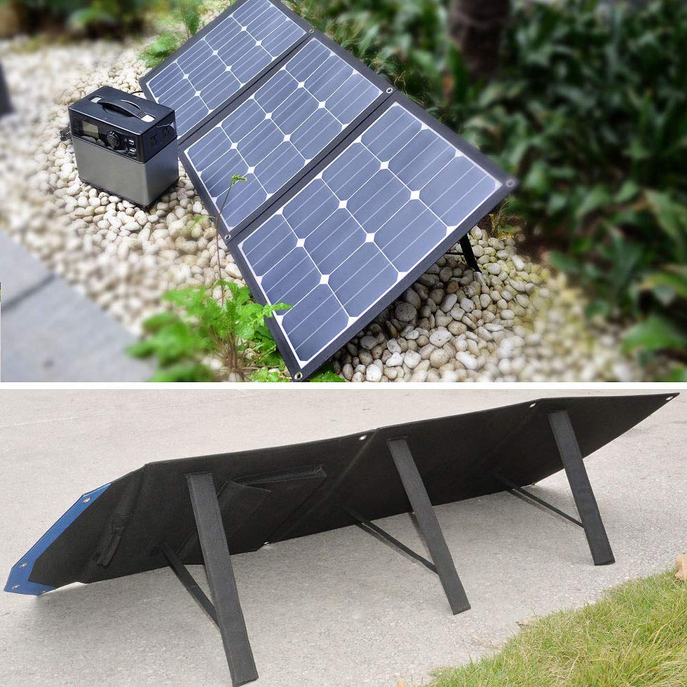 Thumbnail: ACOPower 120W Portable Solar Panel Foldable Suitcase