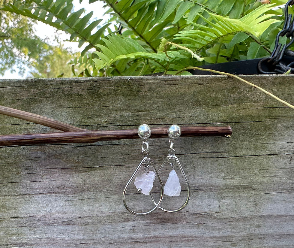 Thumbnail: Rose Quartz Earrings