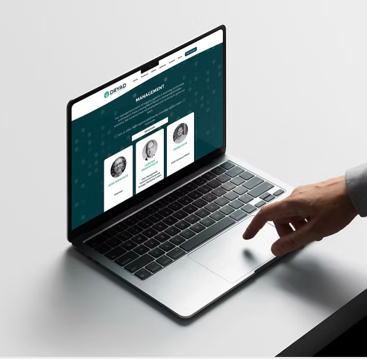 brand and website design for tech startup
