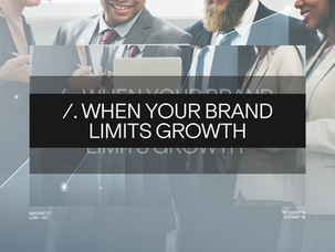 Blog cover about how weak brand positioning can hold back business growth through unclear messaging, inconsistent brand presentation, customer confusion and reduced buying confidence.