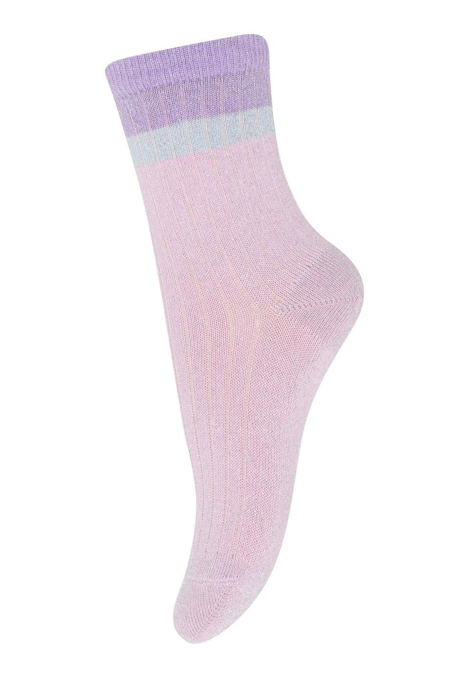 MP Denmark Norma Glitter socks Fragrant Lilac