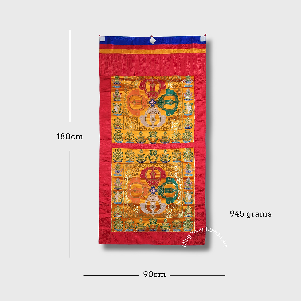 縮圖：十字杵 Double Dorje 180x90cm #7