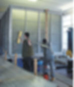 Produktion - Glasrohre stecken