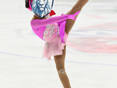 Talentovaná krasobruslařka Bella