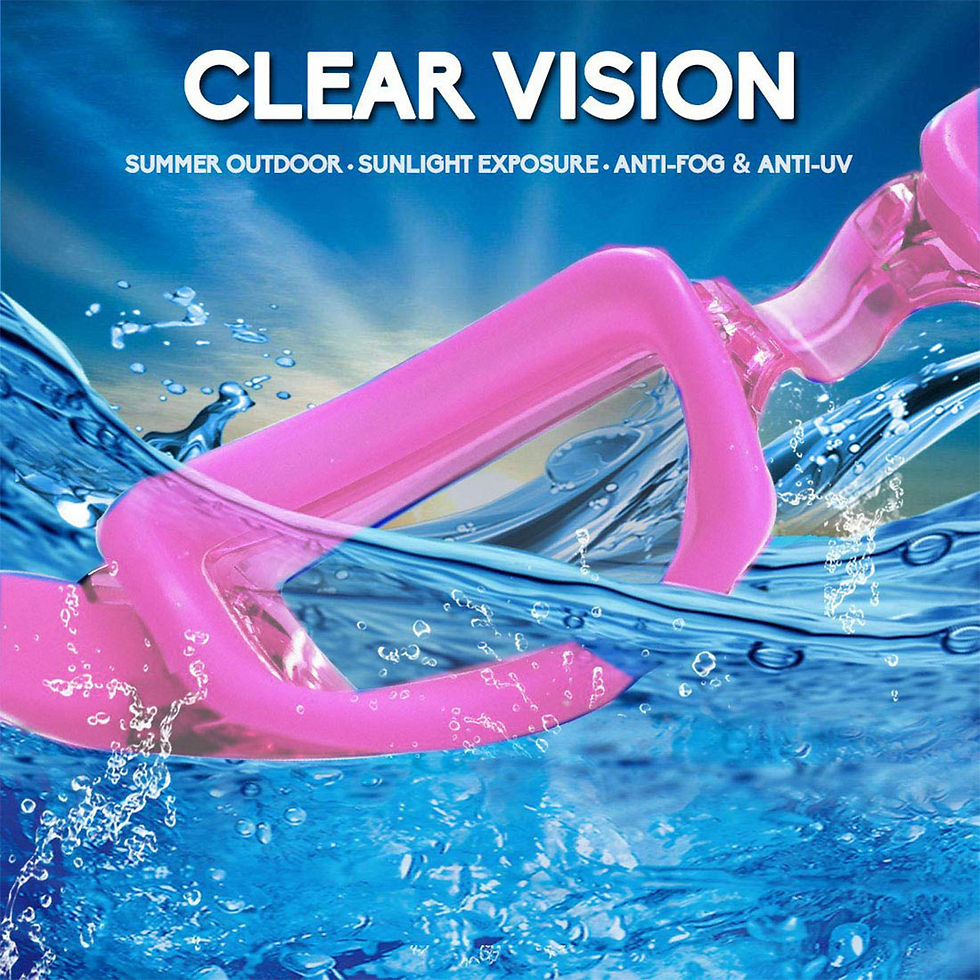 Thumbnail: UV Shield Anti-Fog Swim Goggles for All Ages