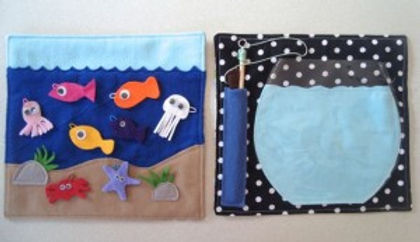 Fishes in sensory book