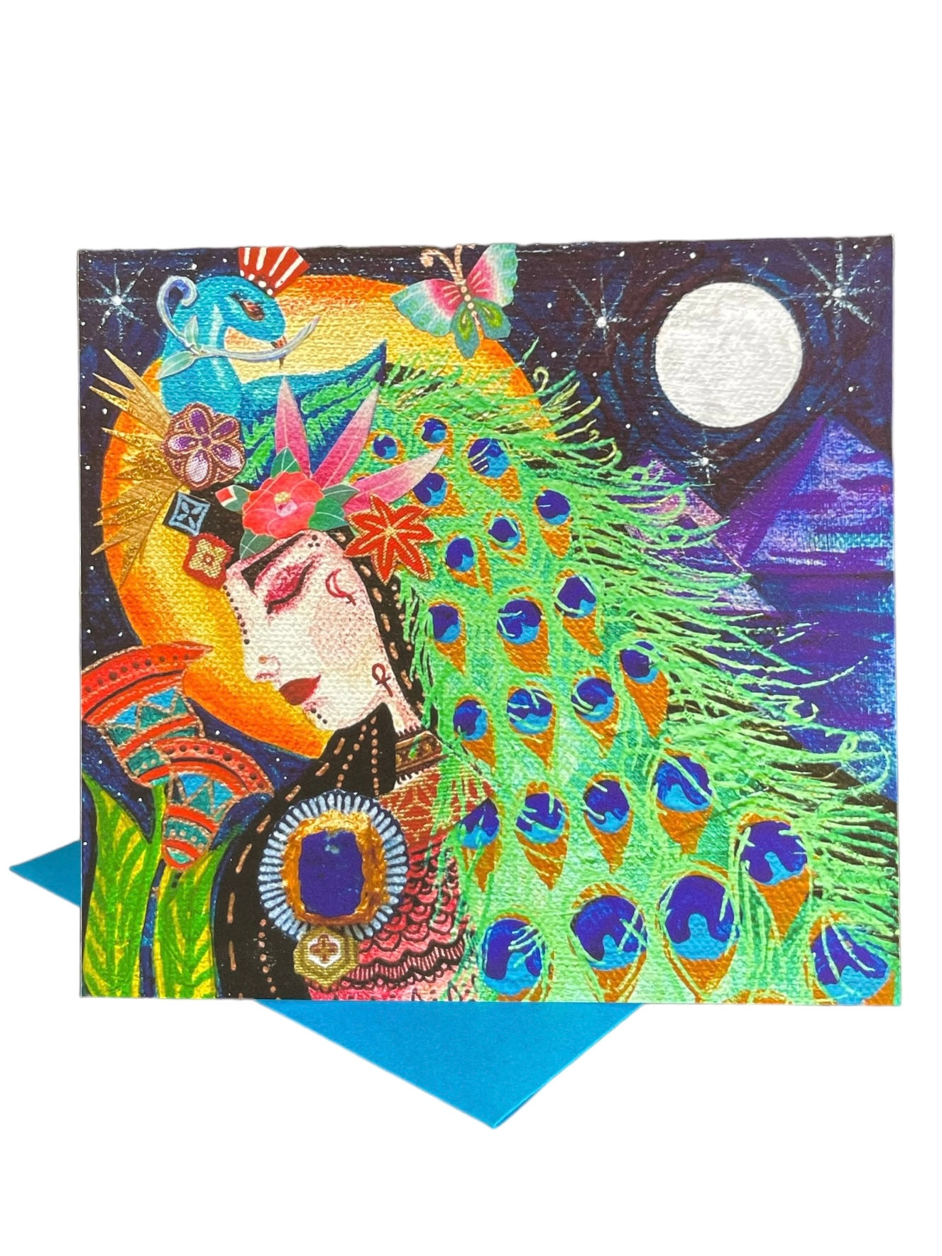 Lapis Queen Greeting Card