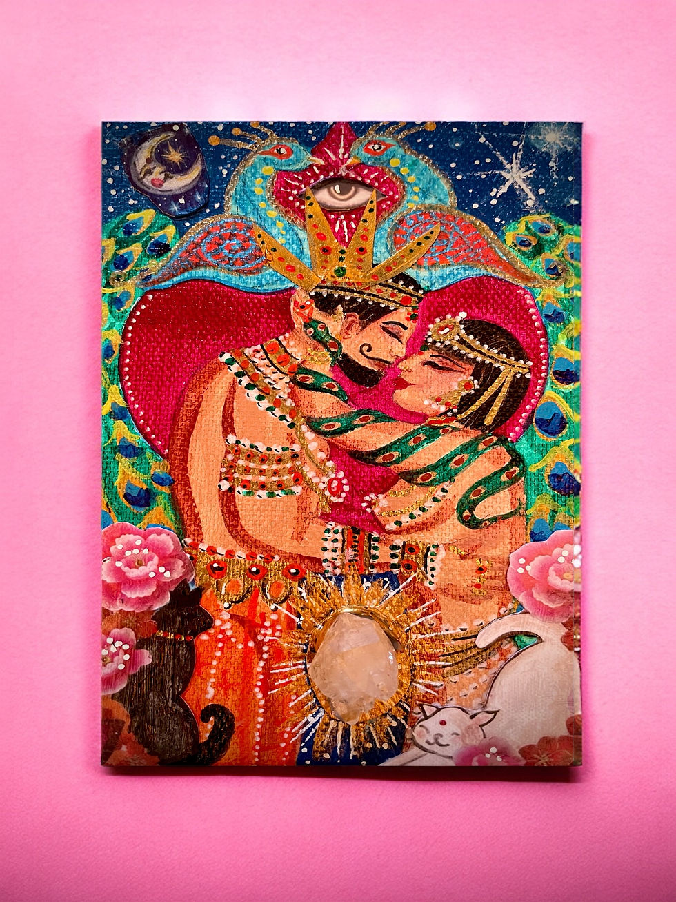 Peacock Lovers Greeting Card Wholesale #L133