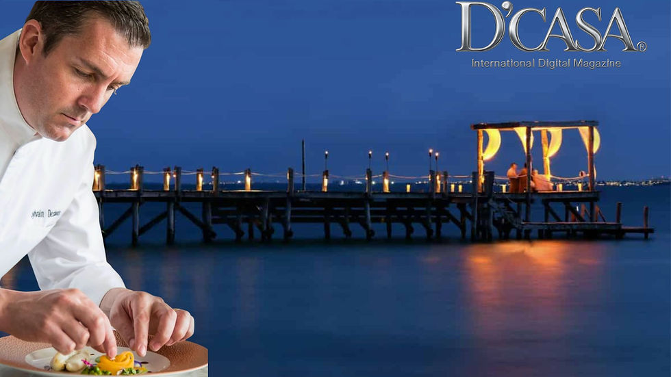 Chef Sylvain Desbois en NIZUC Resort & Spa,