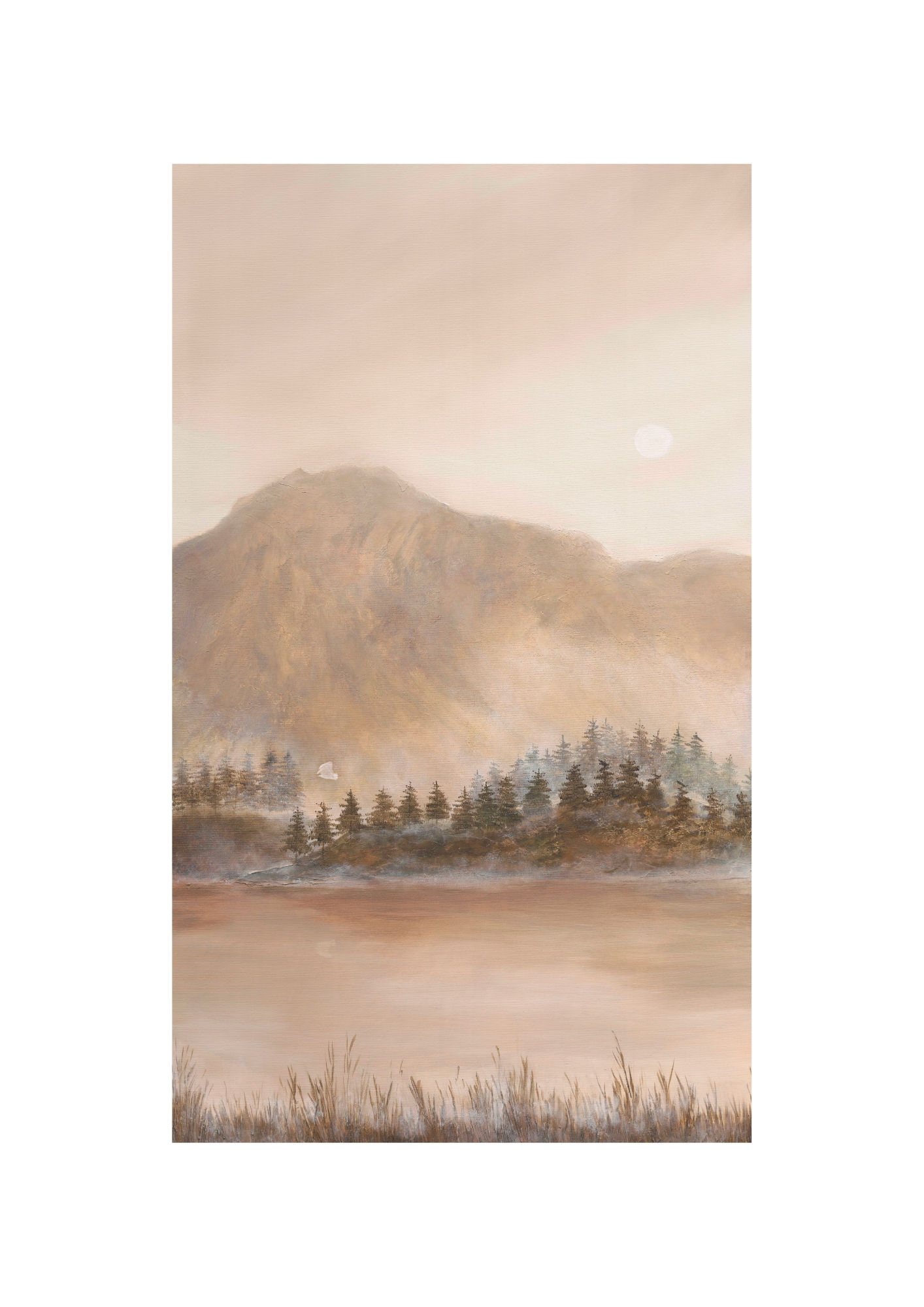 "godzina 05:05" - 120 x 70 cm