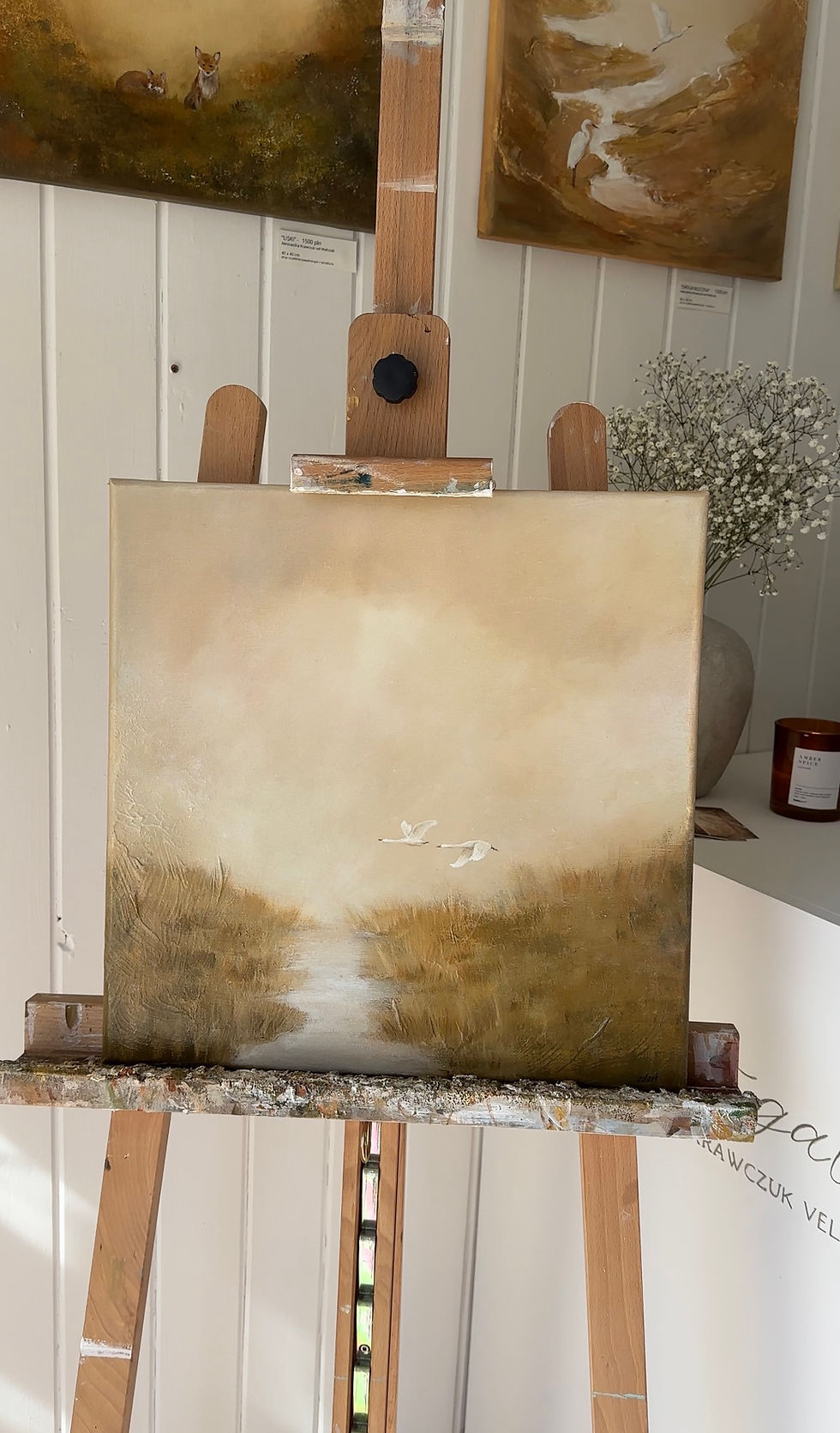 Miniatura: "Szelest skrzydeł" - oryginał