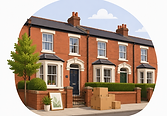 Student and rental move icon for Loughborough removals