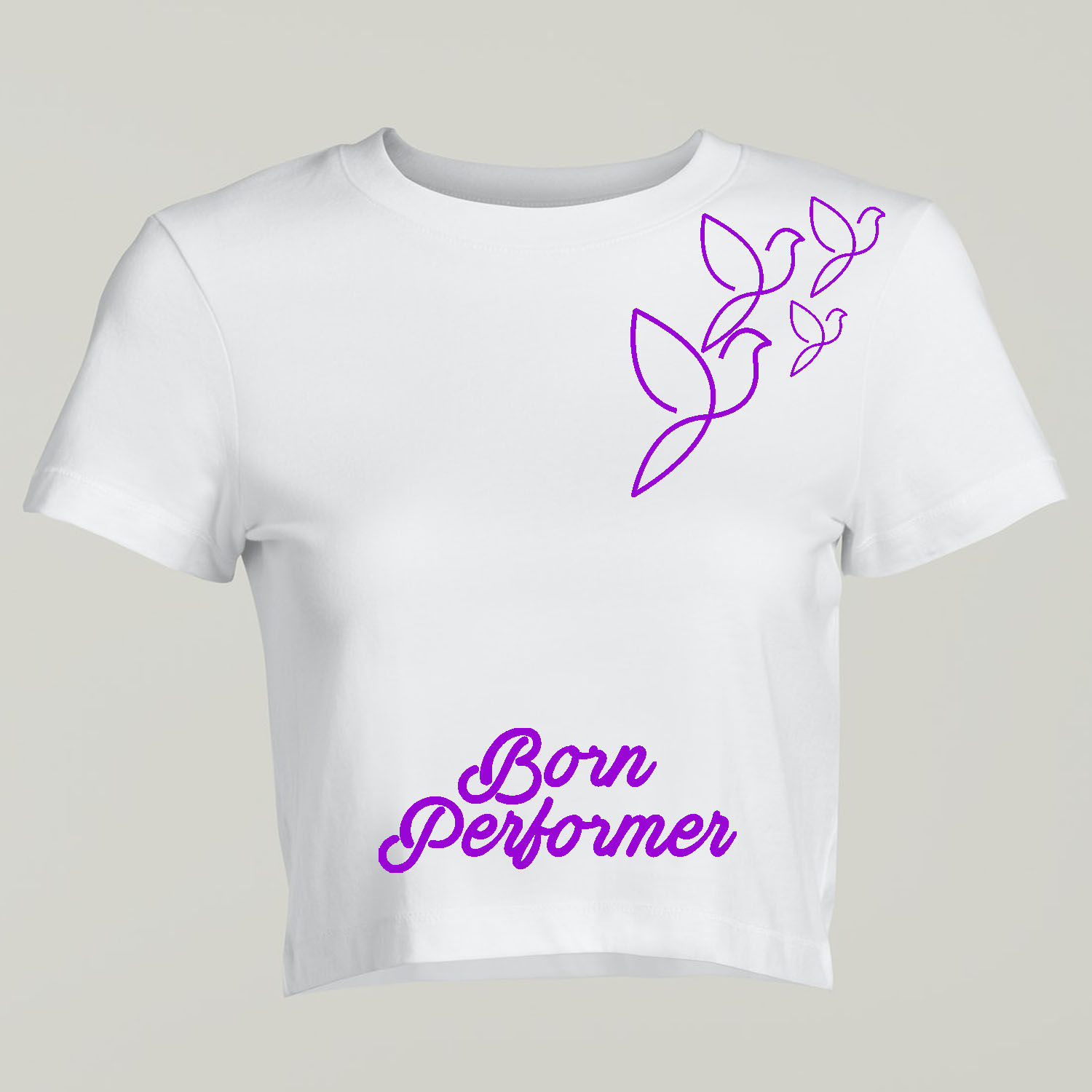 Fly Away Crop Purple