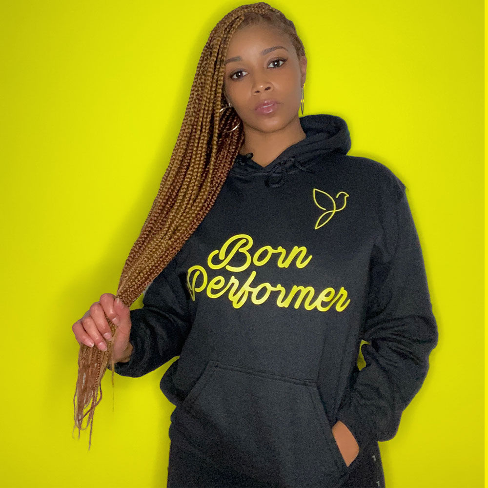 BORN PERFORMER LOGO HOODIE