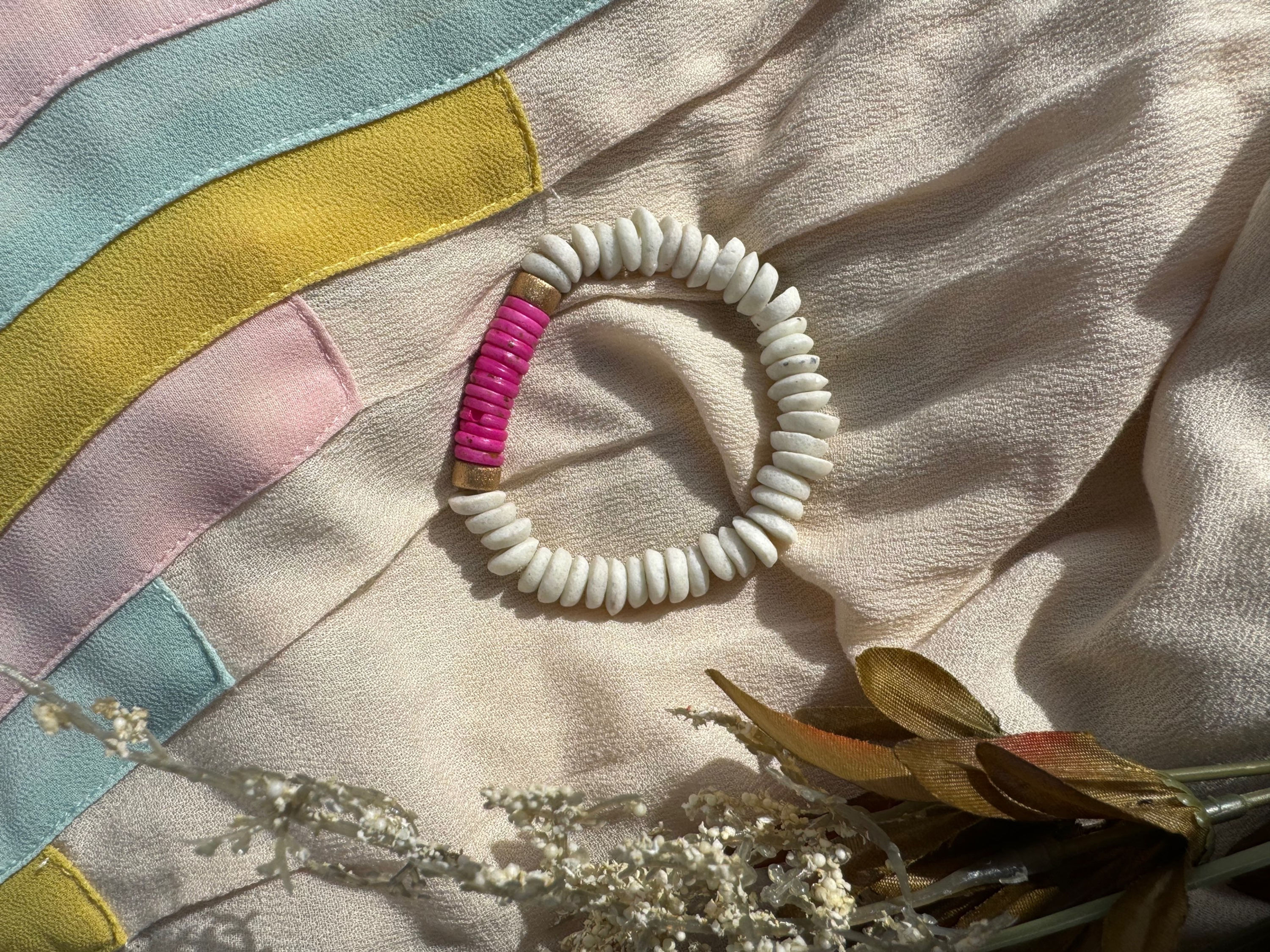 Cute as a button hot pink