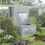 Thumbnail: Insitu GRC Concrete Waterblade Fountain Water Feature Urban Grey
