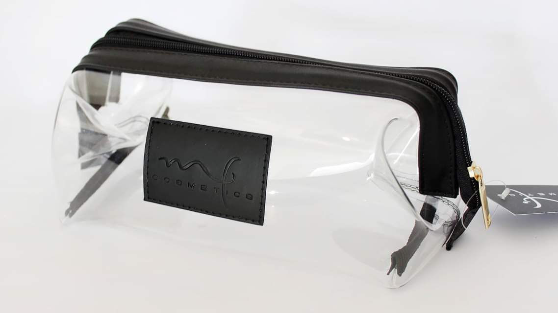 Cosmetiquera transparente cocodrilo MF cosmetics