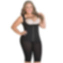 Thumbnail: Knee Length Faja With Back Coverage Shapewear