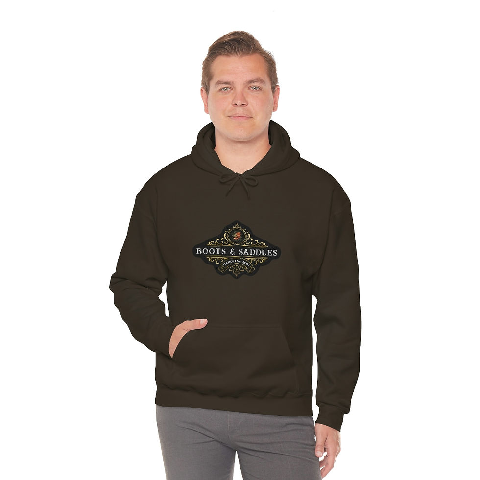 Thumbnail: Boots & Saddles Unisex Hooded Sweatshirt