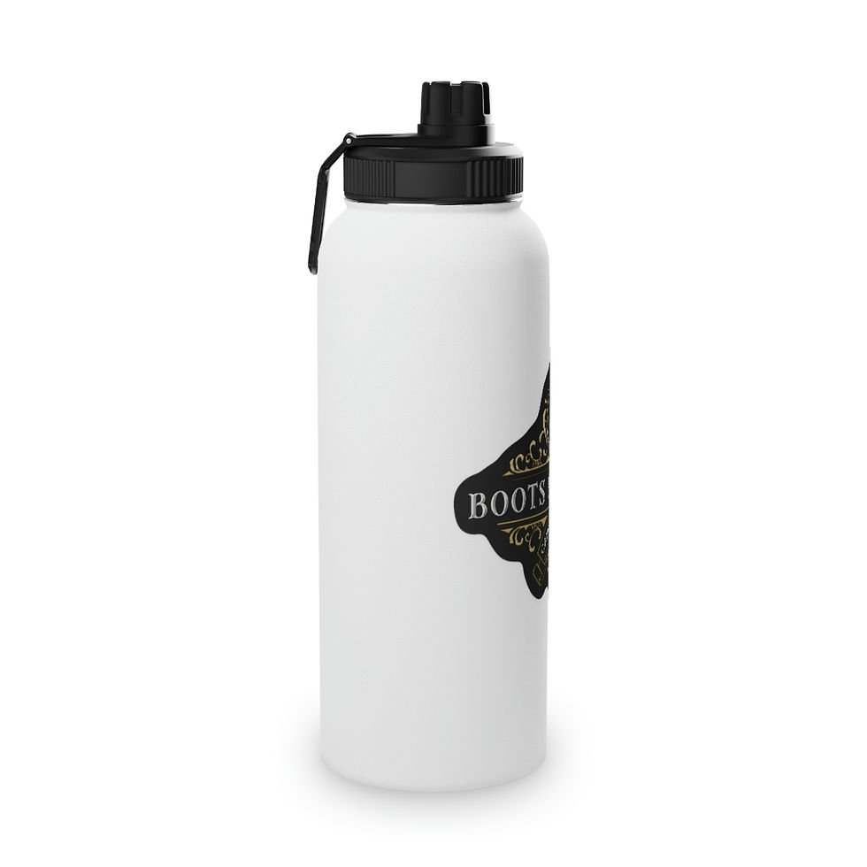 Thumbnail: Boots & Saddles Stainless Steel Water Bottle, Sports Lid
