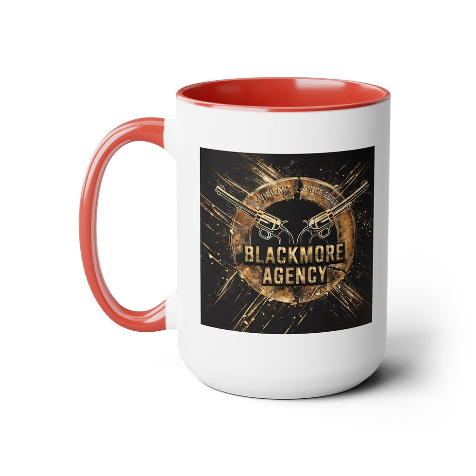 Thumbnail: Blackmore Agency Two-Tone Coffee Mugs, 15oz